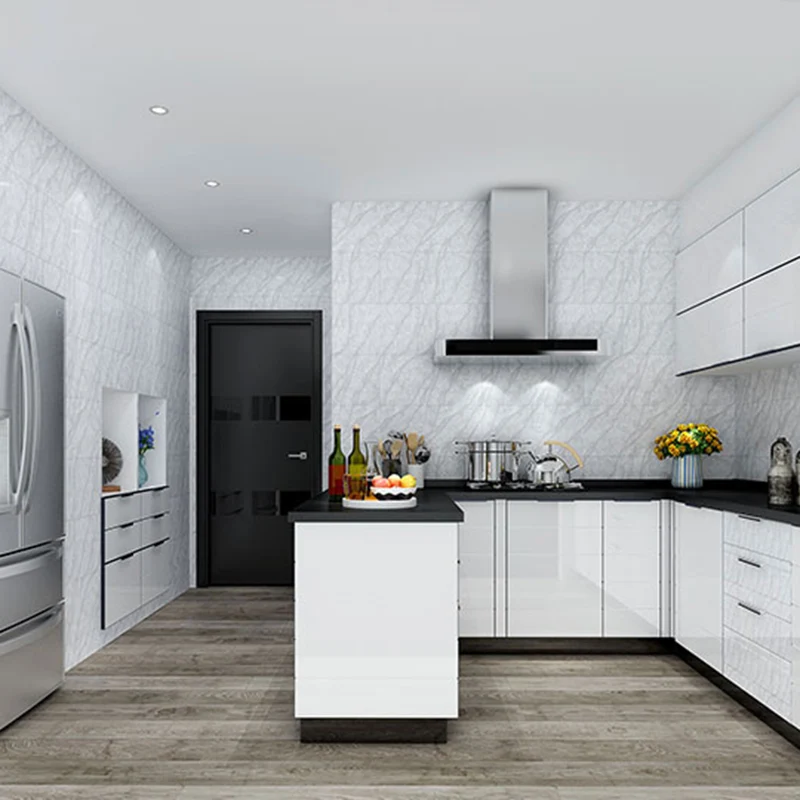 Rectangular Peel and Stick Wall Tile Peel and Stick Wallpaper met 5 jaar kleurgarantie Pewter