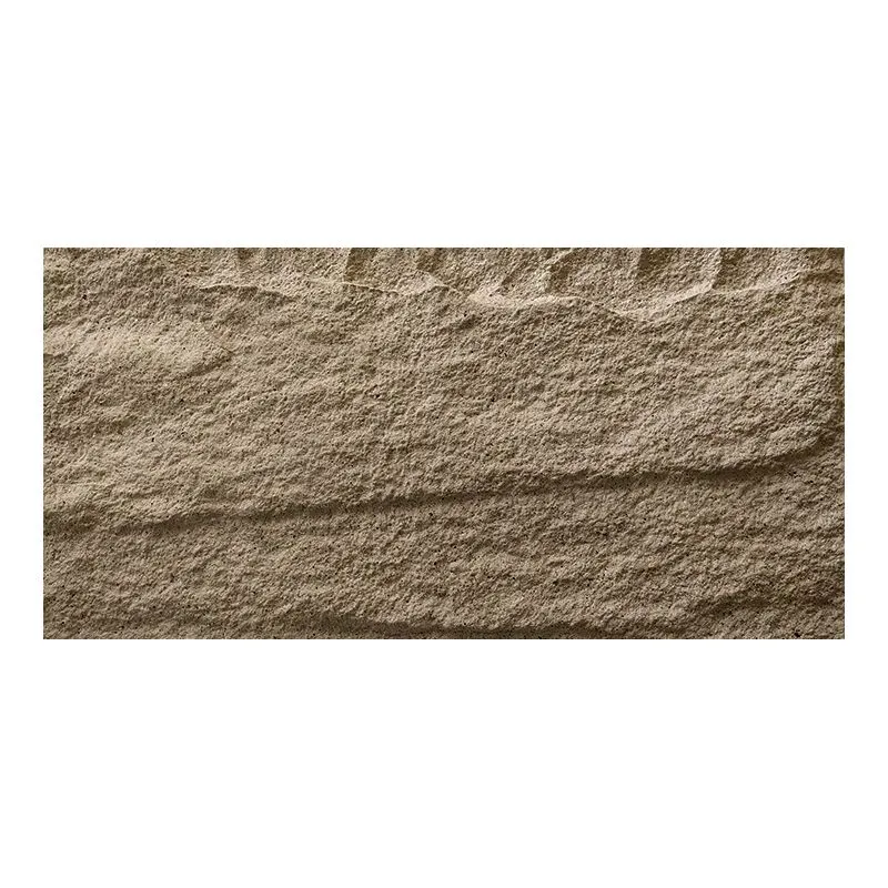 Reliëf Stacked Stone Singular Tile Mixed Material Outdoor Wall Tile Ivory