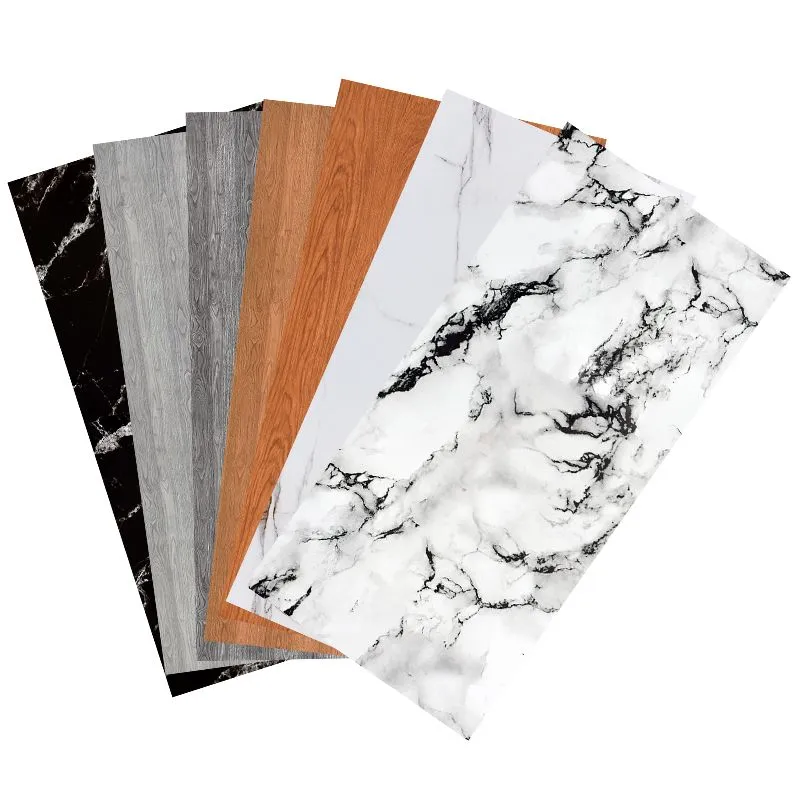 Single Tile Peel and Stick Tile Poly Peel and Stick Tile Rectangular Shape met UV-Bescherming Blue
