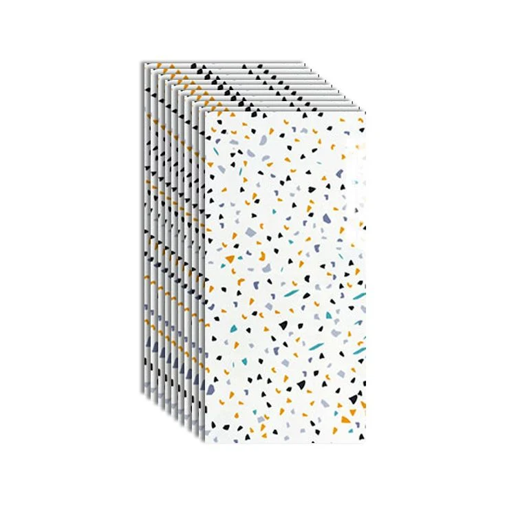 Single Tile Peel and Stick Tile Poly Peel and Stick Tile Rectangular Shape met UV-Bescherming Blue