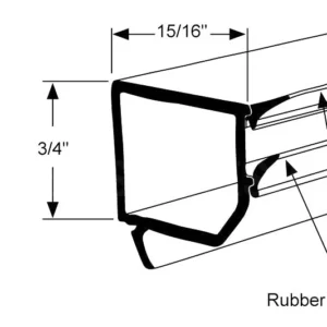 Window Stop Replacement – 5/16" All Weather Windows met Grondpennen en Spanbanden