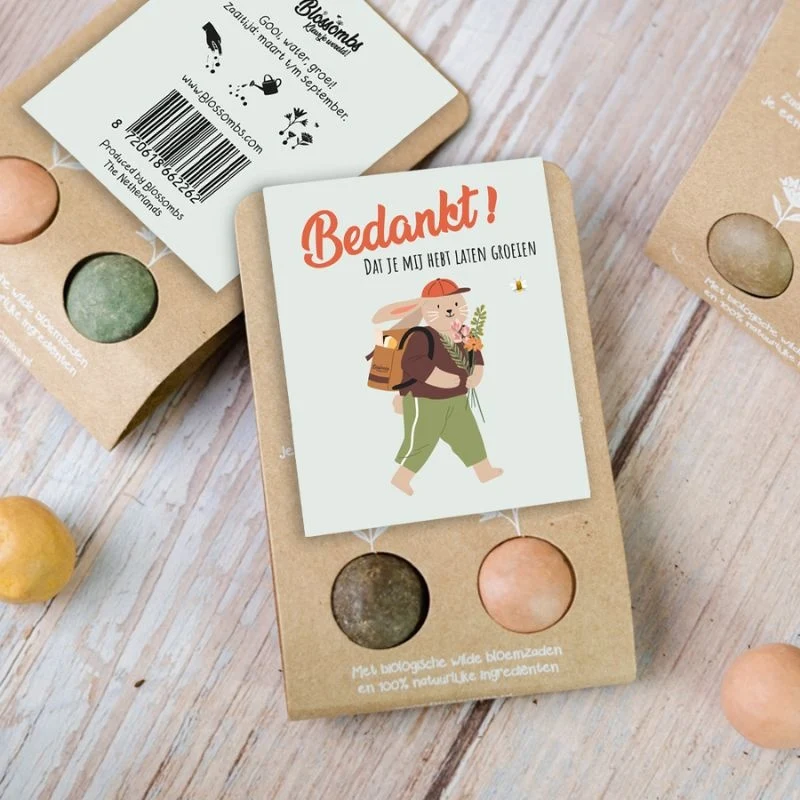 blossombs - bloembommen - bedankt (2st)