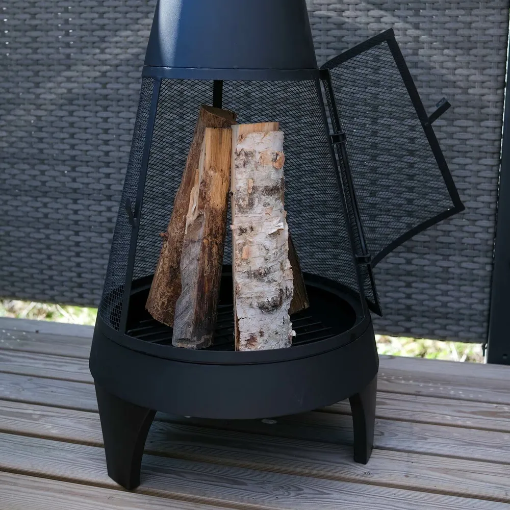 CE-Gecertificeerd Limousin Firepit Chiminea 126cm