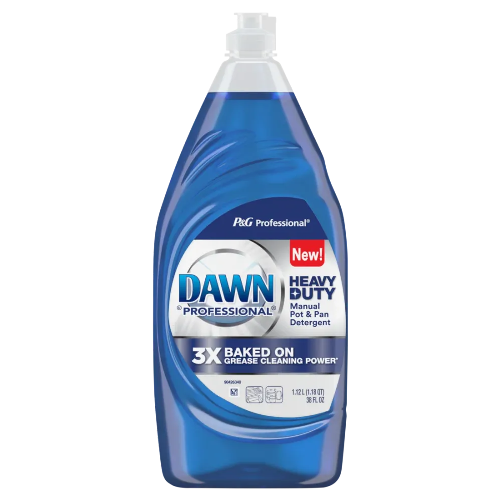 Dawn Professional Heavy Duty Manual Pot And Pan Dish Soap Detergent-38 oz.-8/Case Procter And Gamble