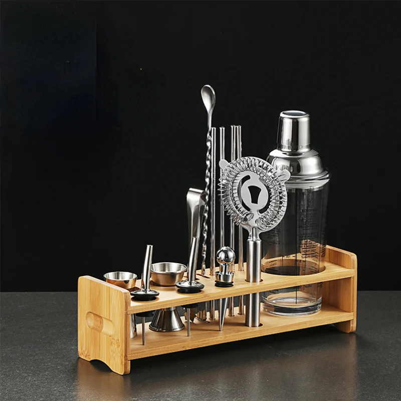 Luxe Cocktailset met houder Chefs Cuisine