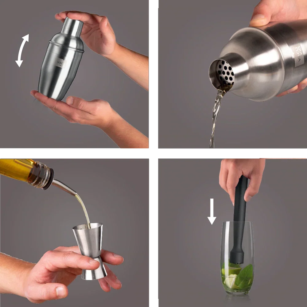 Vacuvin Cocktailset Bar Box Starter