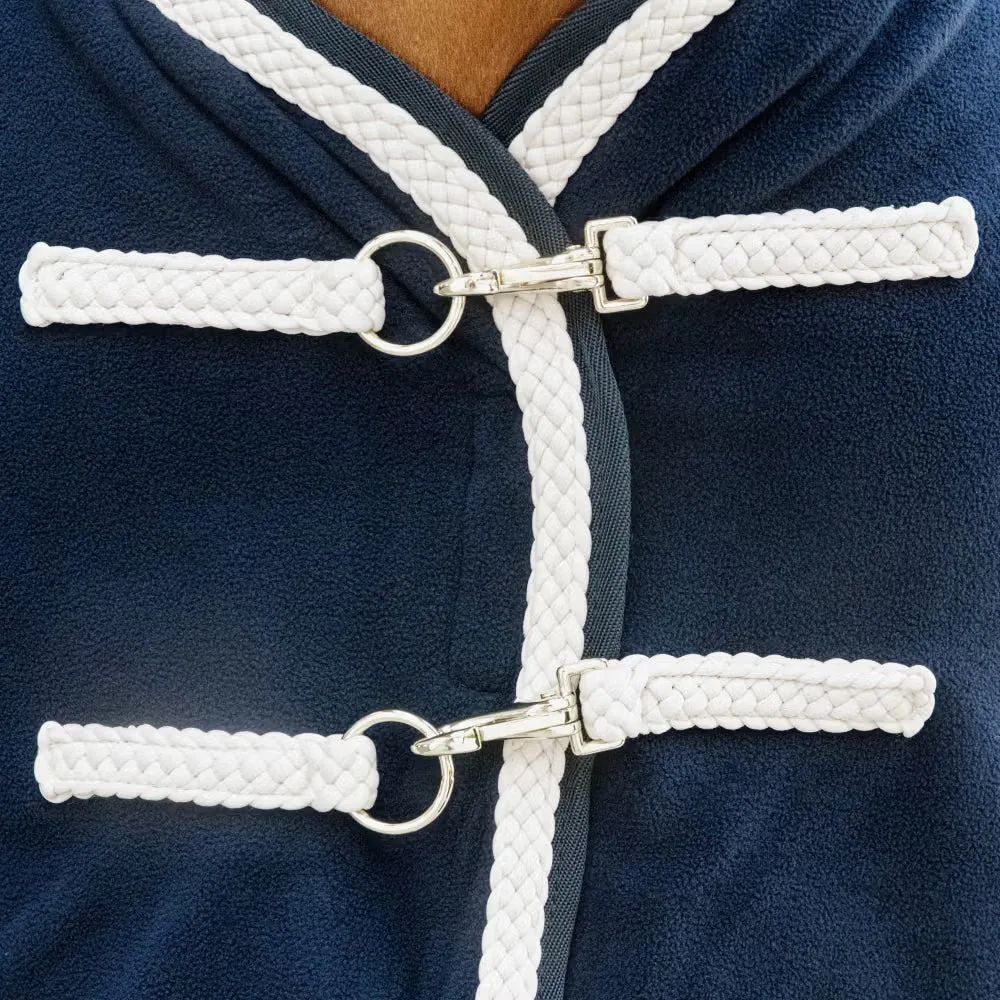 Fleecedeken plaited Rope Beige Kentucky