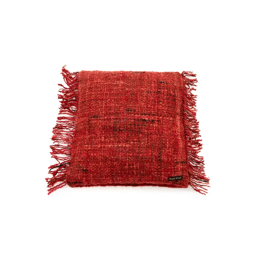 De Oh My Gee Kussenhoes - Kersenrood - 40x40