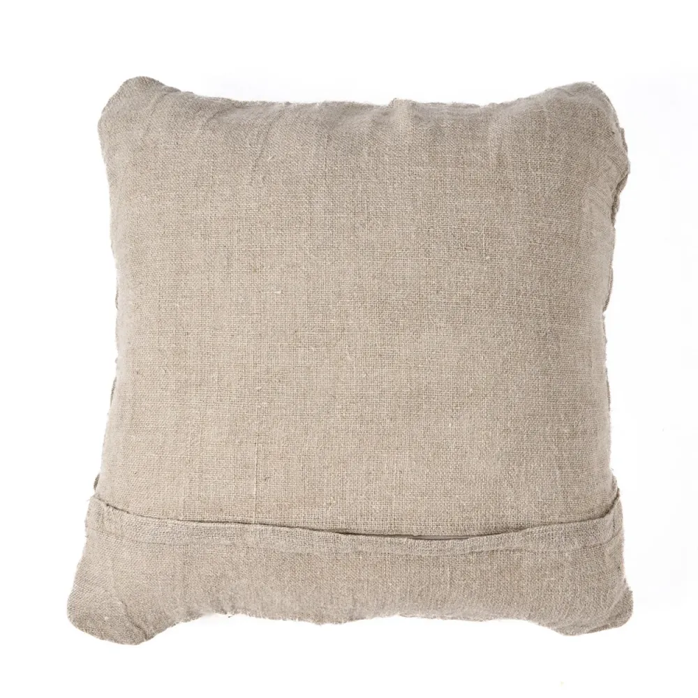 De Linen Crosier Kussensloop - Naturel