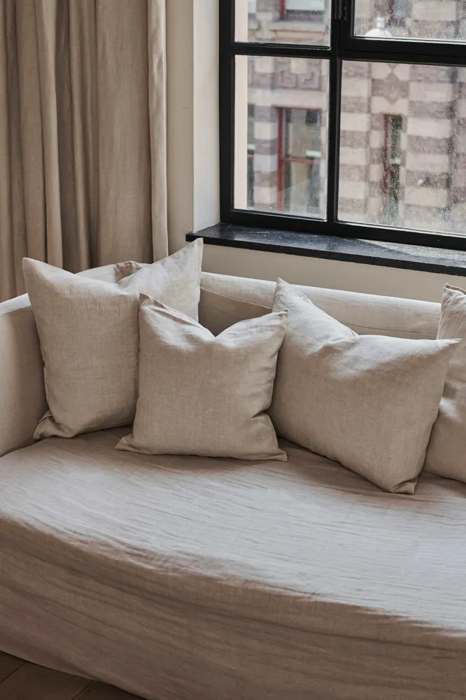 Linnen Kussen Naturel 40 Timeless Linen