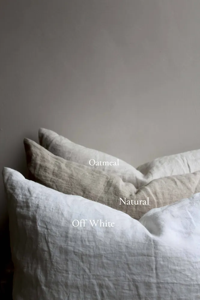 Linnen Kussen Naturel 40 Timeless Linen