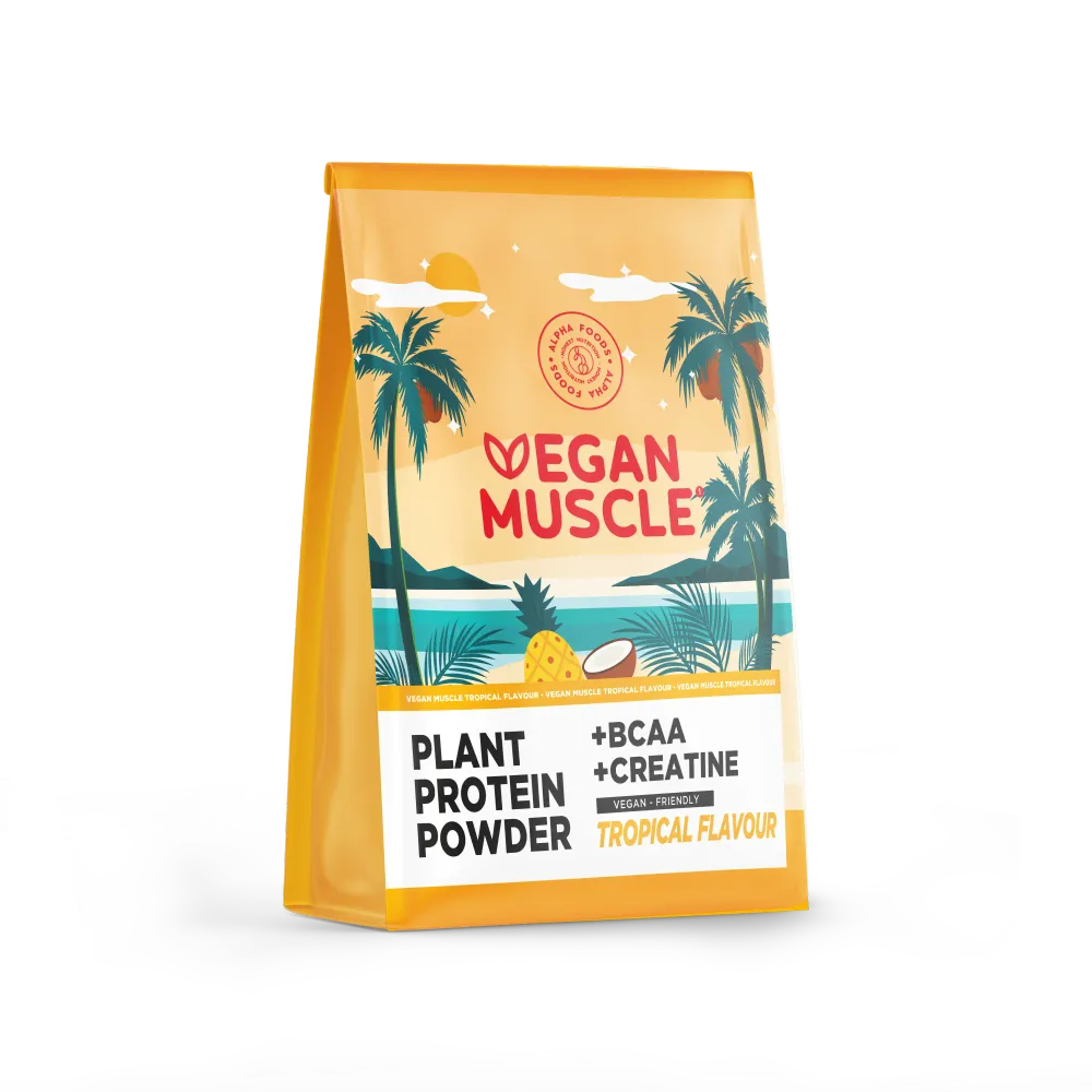 Vegan Muscle - Creatine & BCAA Proteine - Tropical