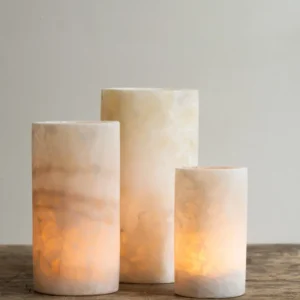 Alabaster Tealight Cylinder The Loft Selects