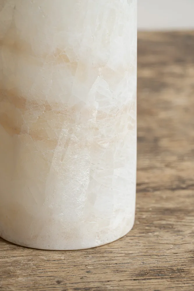 Alabaster Tealight Cylinder The Loft Selects