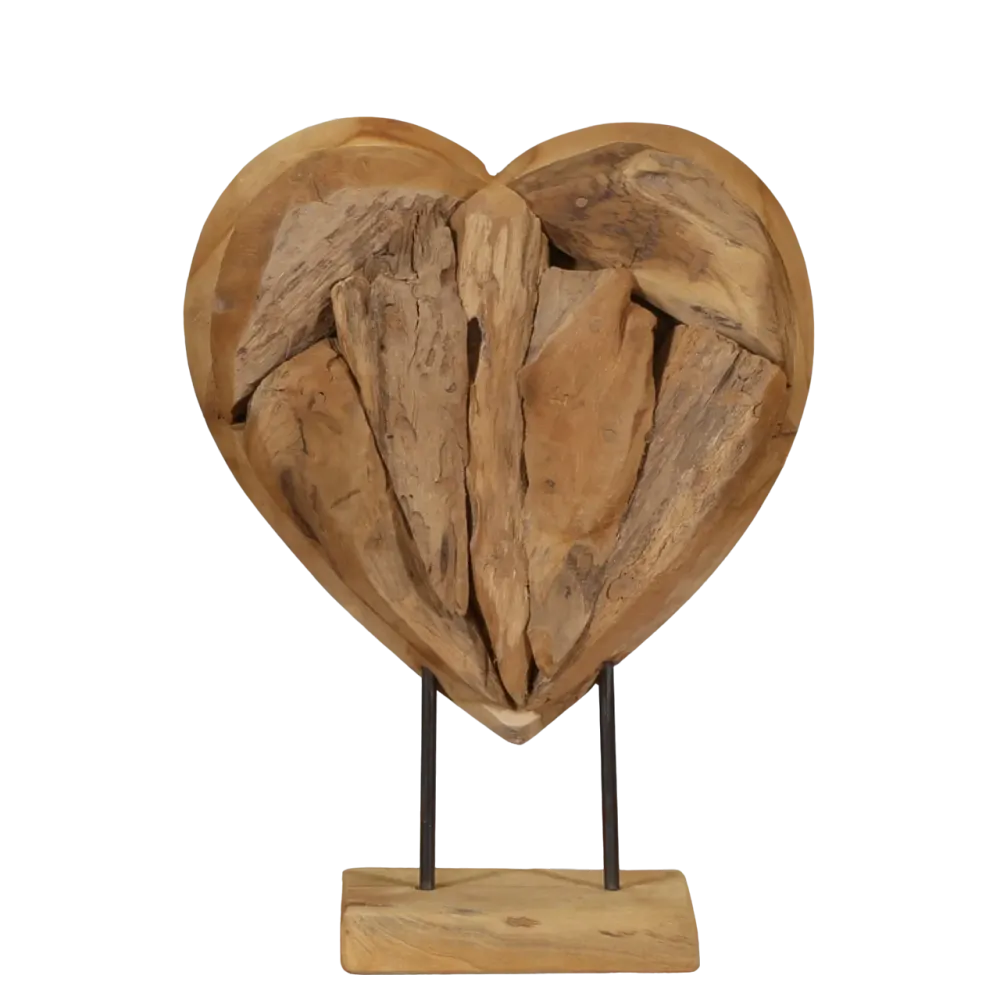 Hart sculptuur Malina
