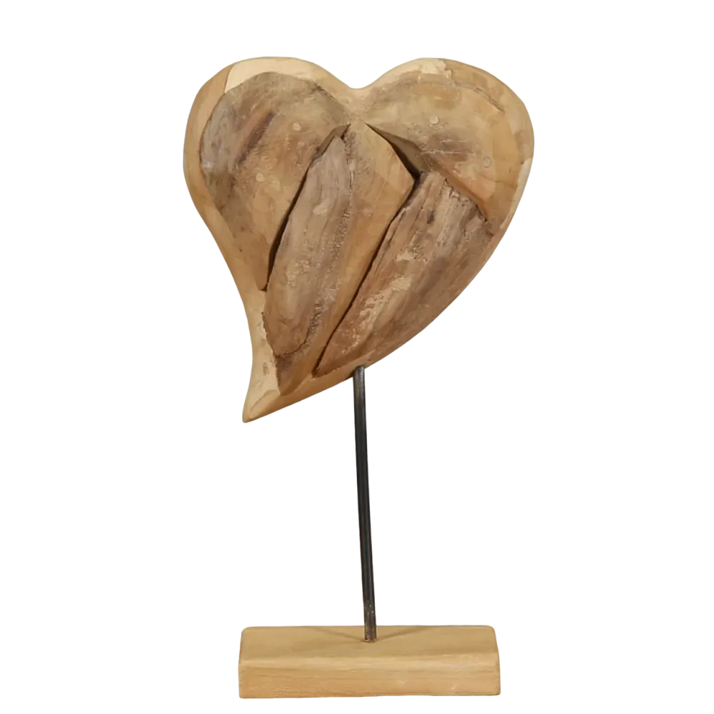 Hart sculptuur Mariella