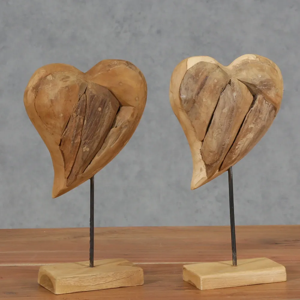 Hart sculptuur Mariella
