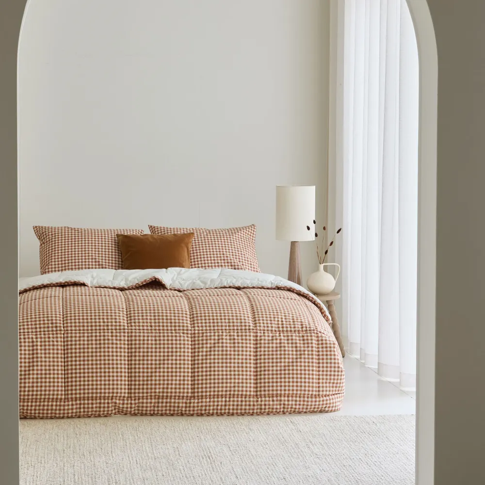 Dekbed zonder overtrek Cozy Check 140x200 Walra