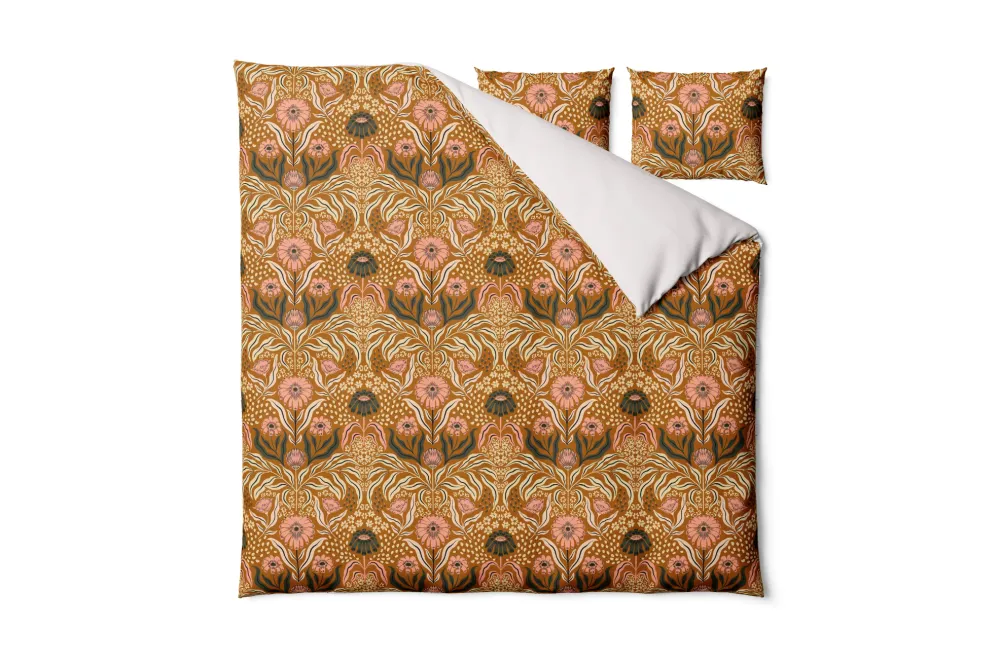 Eco-Cotton Duvet Covers - 2 person - Gypsy Haven Bubble & Blend