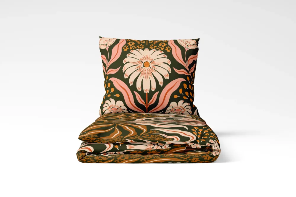 Eco-Cotton Duvet Covers - 2 person - Wanderbloom Bubble & Blend