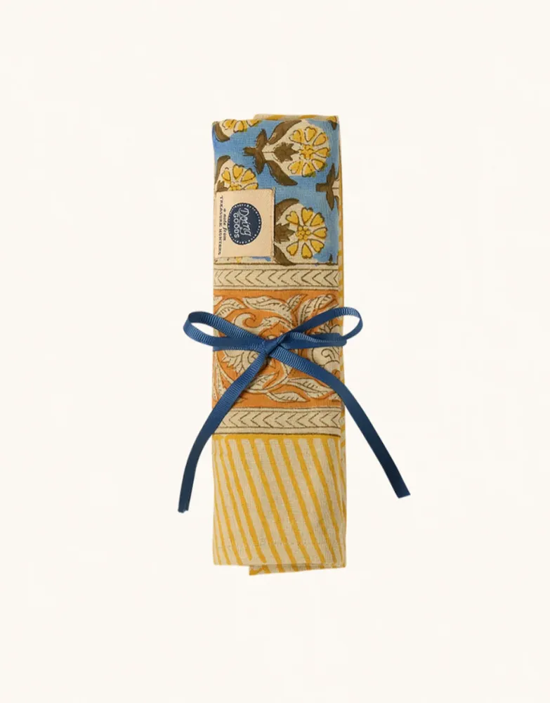 Doing Goods Throw Blauwe Emma Balkon Plaid Mini