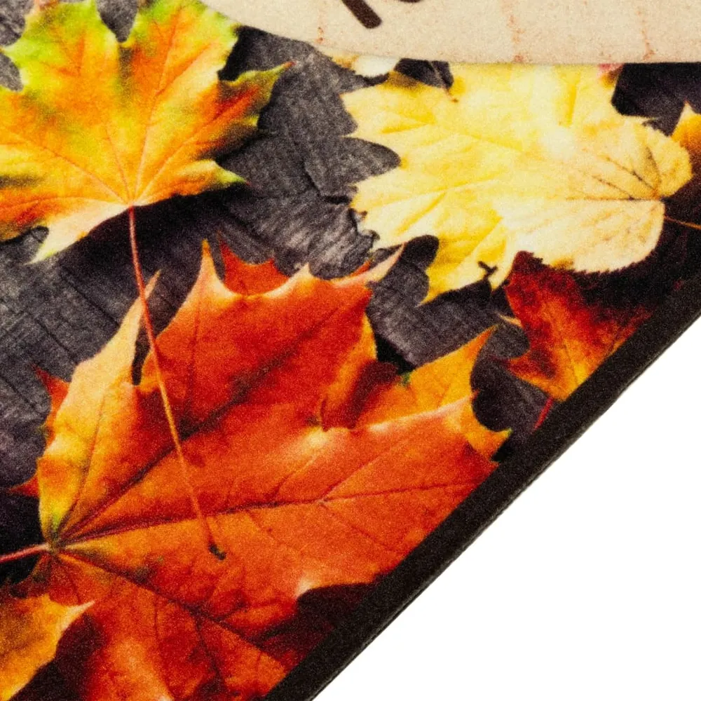 Keukenmat Wasbaar Print Fluweel Herfst vidaXL