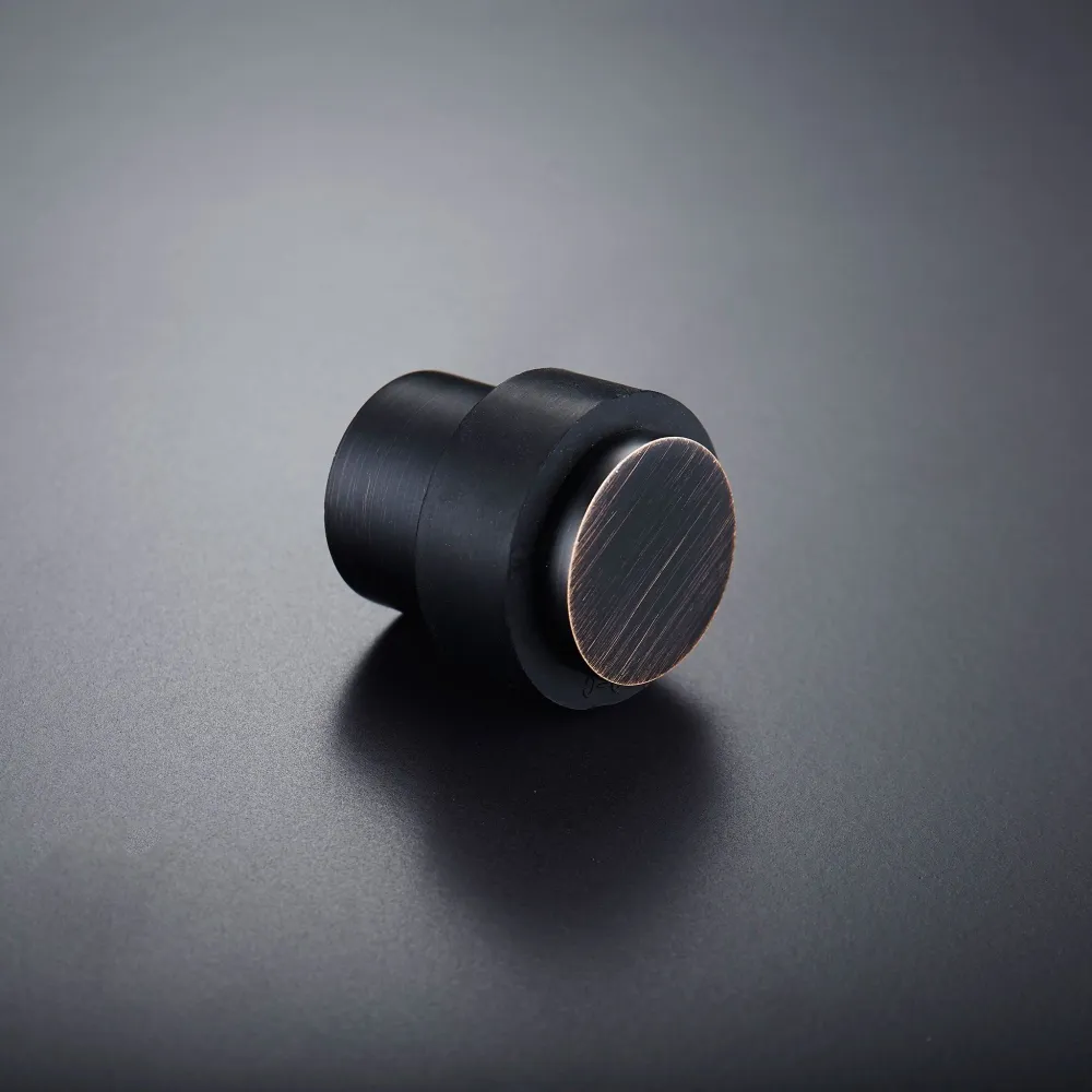 Deurstopper K21 | Zwart + Rood goud