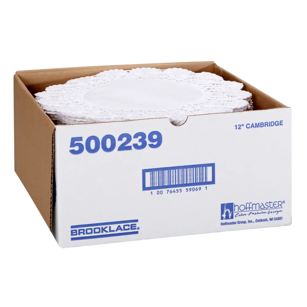 Brooklace Hoffmaster Cambridge Lace Doily 12 Inch-1000 Each-1/Case Hoffmaster Group Inc.