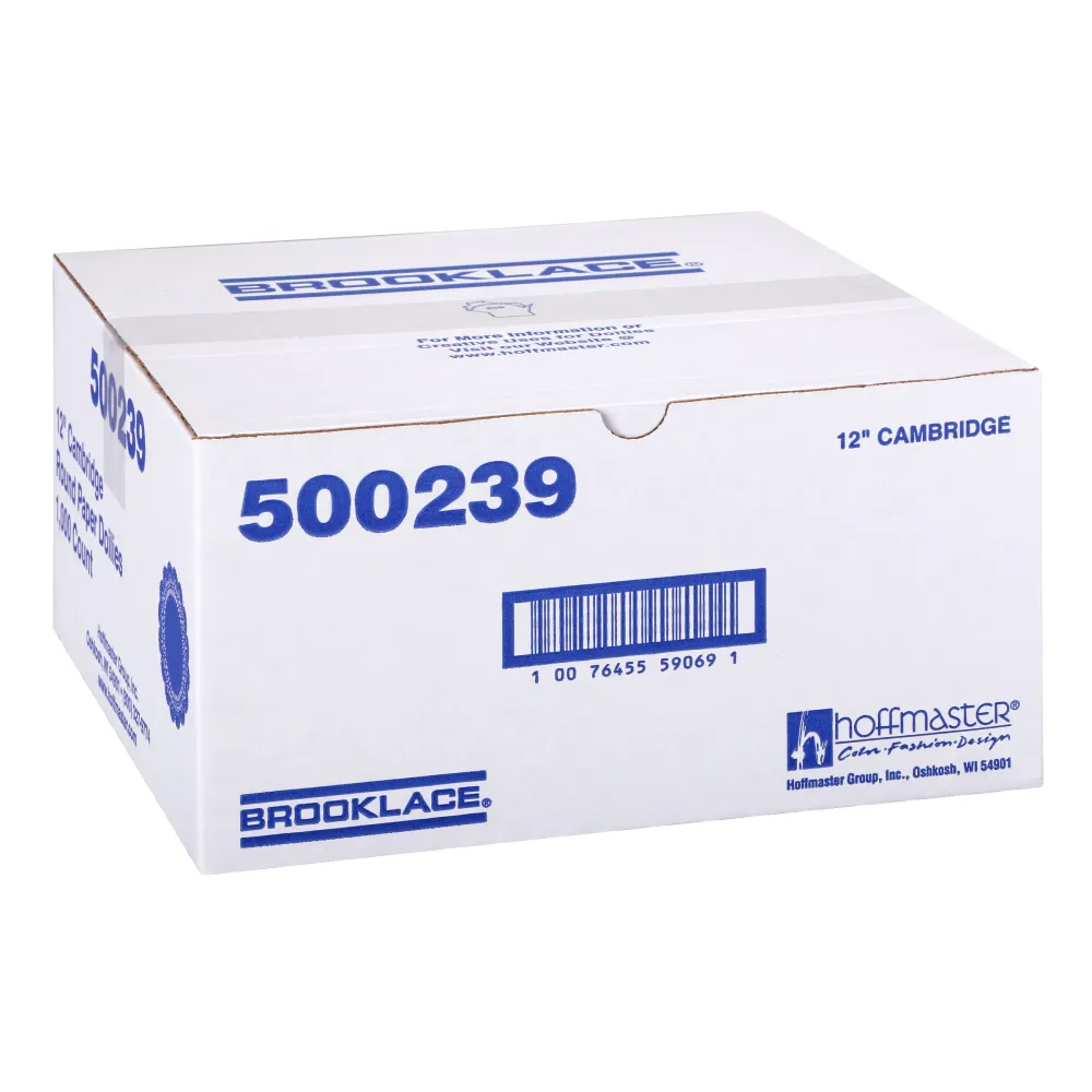 Brooklace Hoffmaster Cambridge Lace Doily 12 Inch-1000 Each-1/Case Hoffmaster Group Inc.