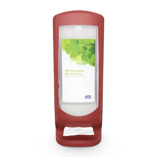 Tork Xpressnap stand napkin dispenser rood