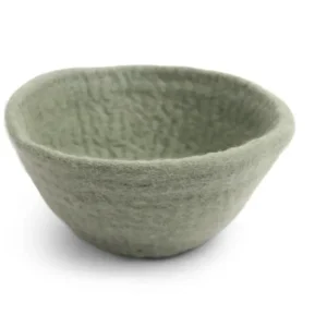 Vilten mandje Green