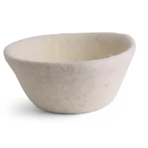 Vilten mandje White