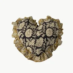Botanical heart pillow Doing Goods