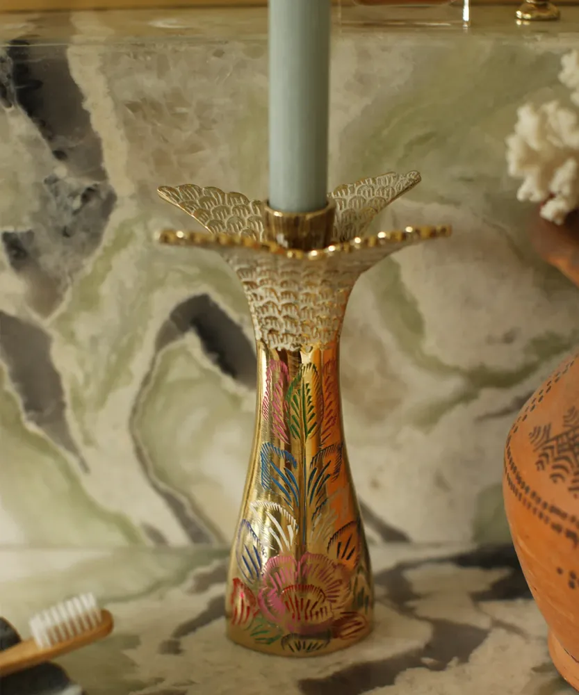 Miracle fish candle holder large Doing Goods