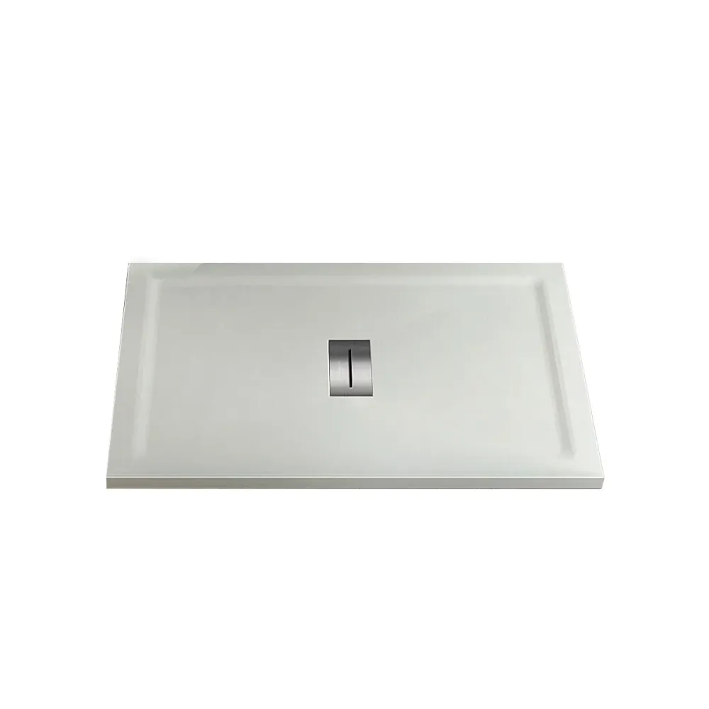 Acrylic shower tray 80X80 cm H4 squared edges Relax Design Puro