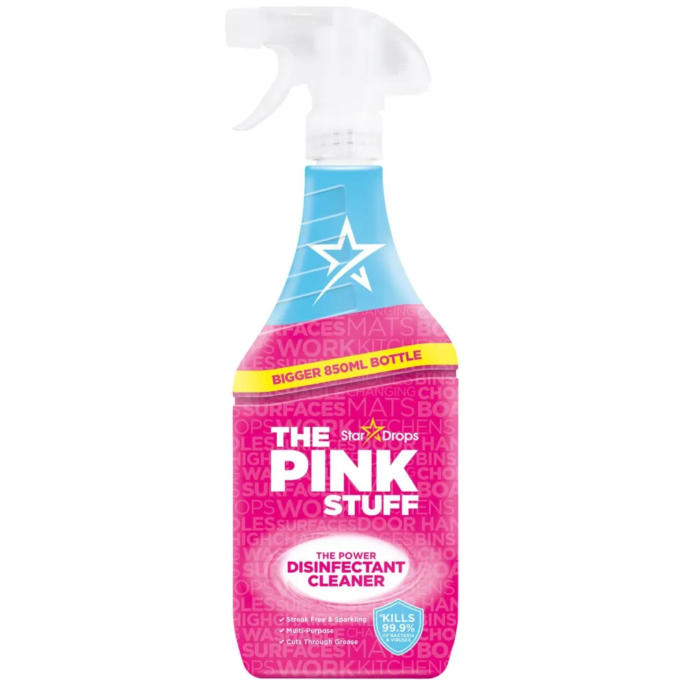 Roze Stuff Power Disinfectant Cleaner - All-purpose Cleaner Tiles and Sanitary Cleaner - 850ml