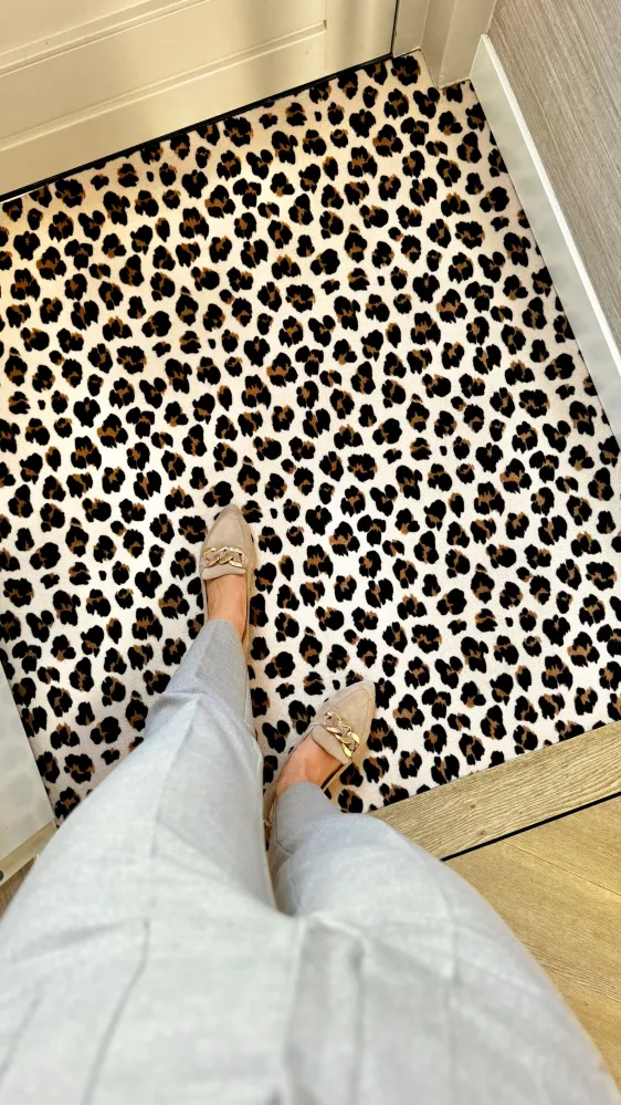Droogloopmat Classic Cheetah - Op Maat Bubble & Blend