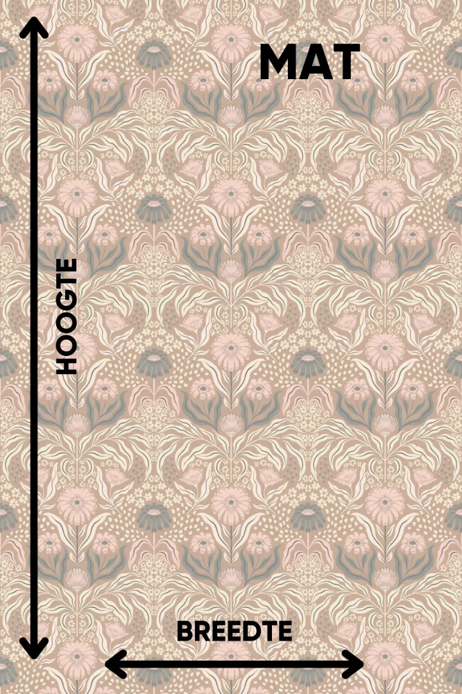 Droogloopmat Euphoria - Op Maat Bubble & Blend