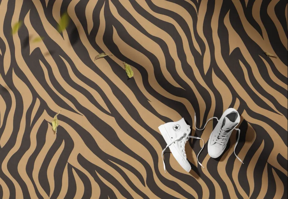 Droogloopmat Safari Noir - Op Maat Bubble & Blend