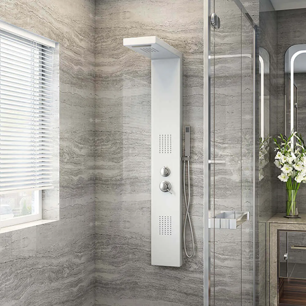 Home Deluxe Douchepaneel CASCATA Wit
