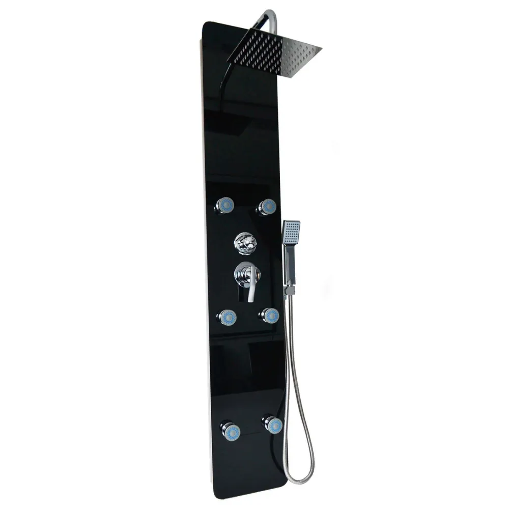 Home Deluxe Douchepaneel DIVE Zwart
