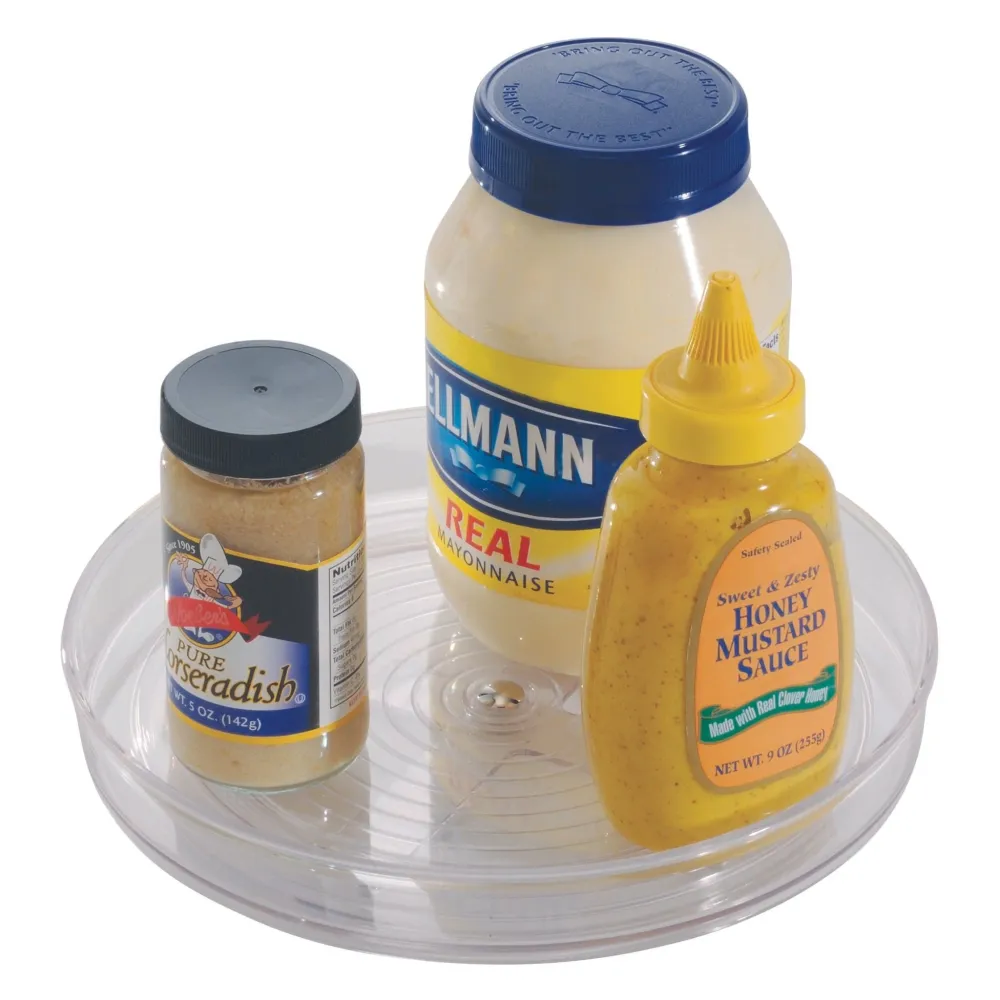 LINUS - Draaiplateau Lazy Susan TRANSPARANT - 23 cm x 4 cm