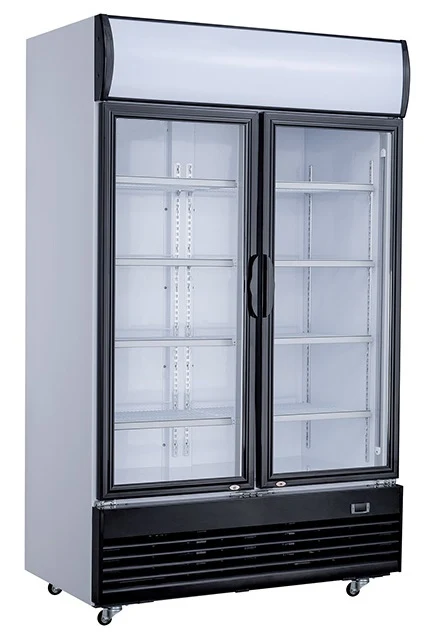 KOELKAST 2 GLASDEUREN 800L - COMBISTEEL