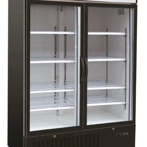 KOELKAST 2 GLASDEUREN - COMBISTEEL
