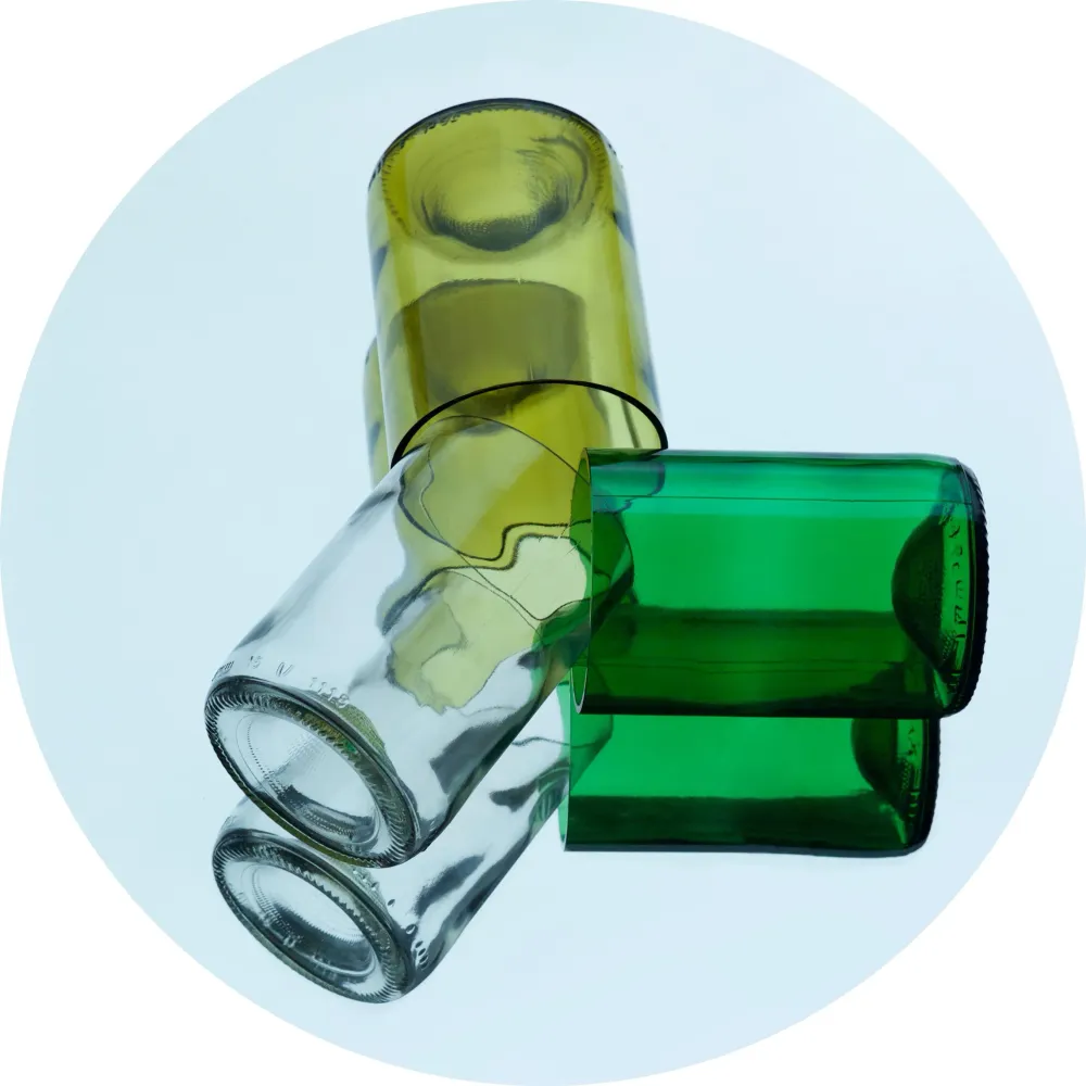 Rebottled glazen clear 2-pack