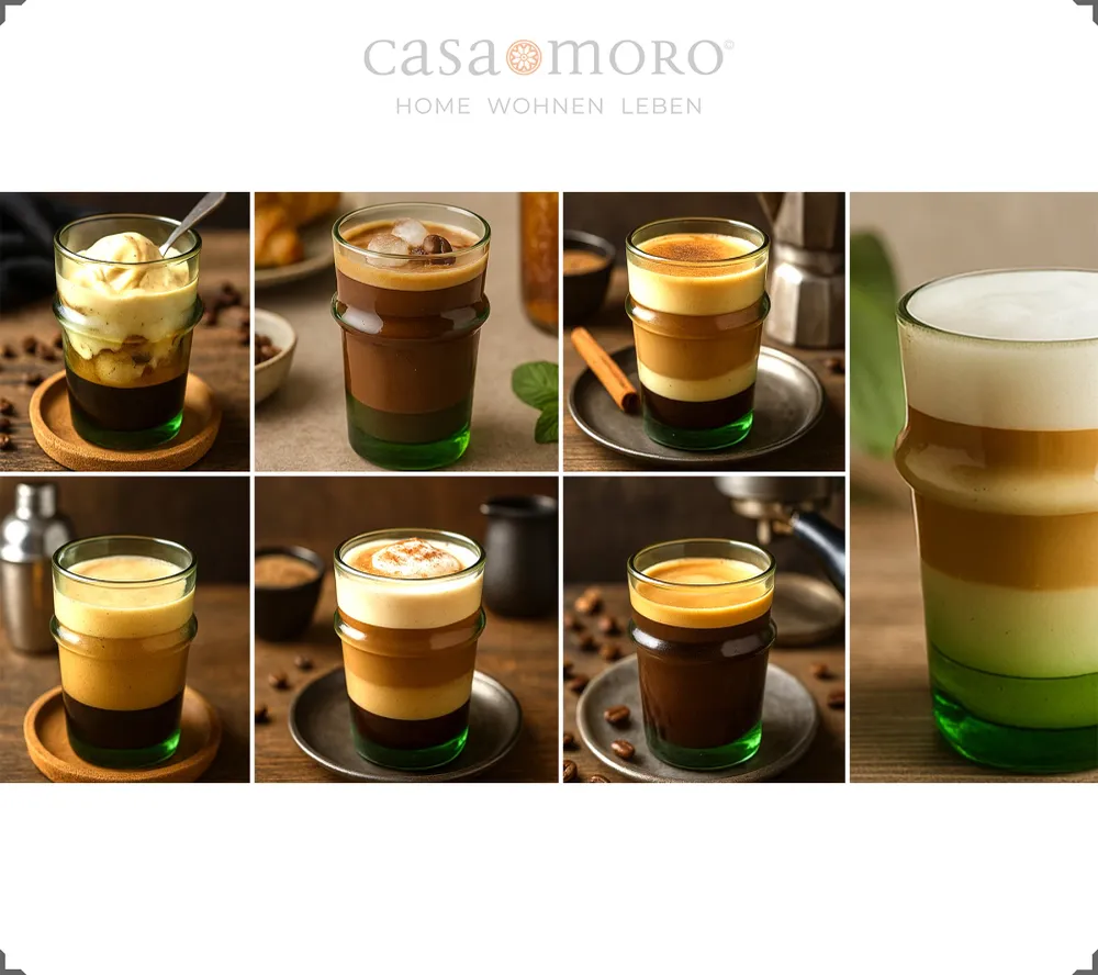 Cappuccino glazen set