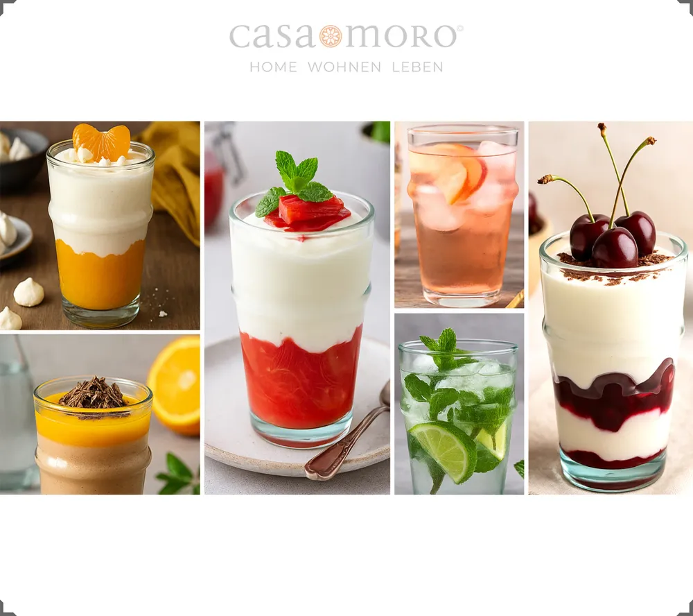 Dessertglazen, set van 4