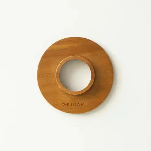 Origami Dripper houder van hout