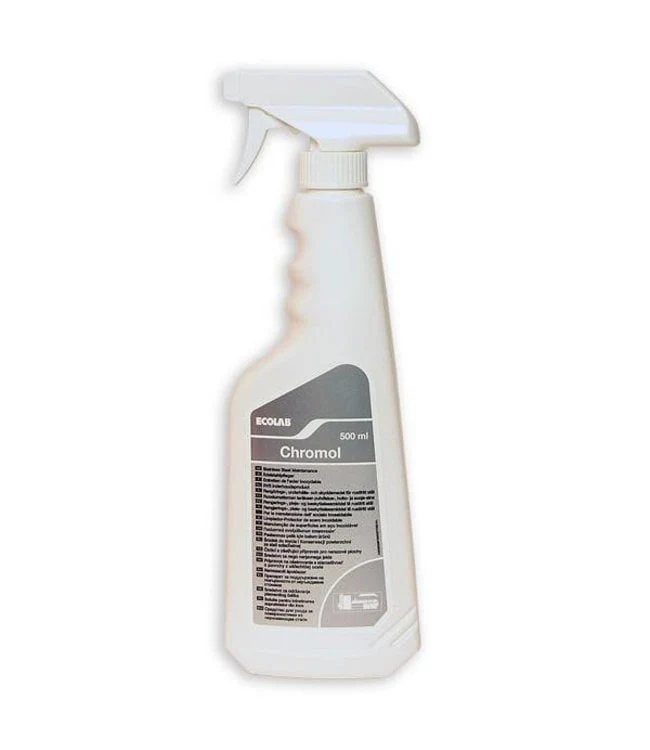 Ecolab Chromol RVS Reiniger 6x500ml