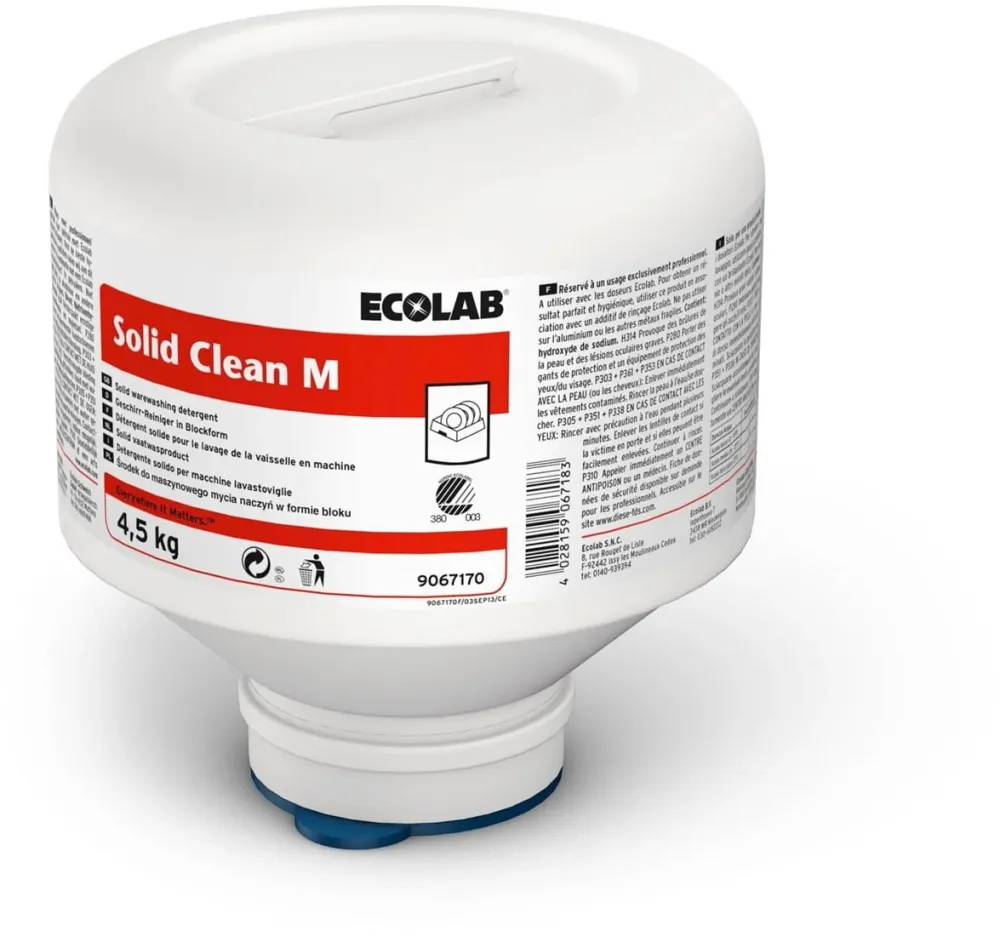 Ecolab Solid Clean M Vaatwasmiddel 4x4,5kg